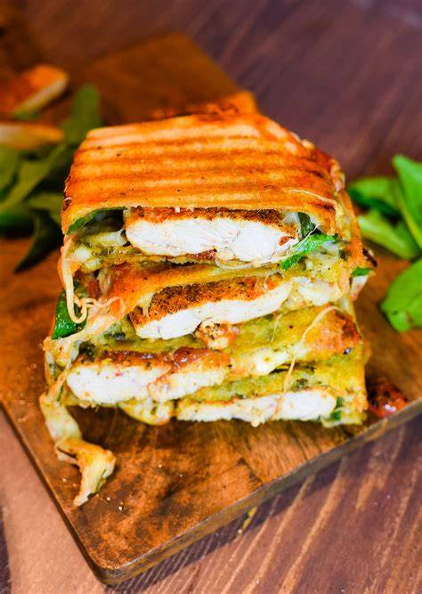 Smoky Chicken Cheese Panini